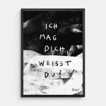 Lade das Bild in den Galerie-Viewer, POSTER A4 | ICH MAG DICH
