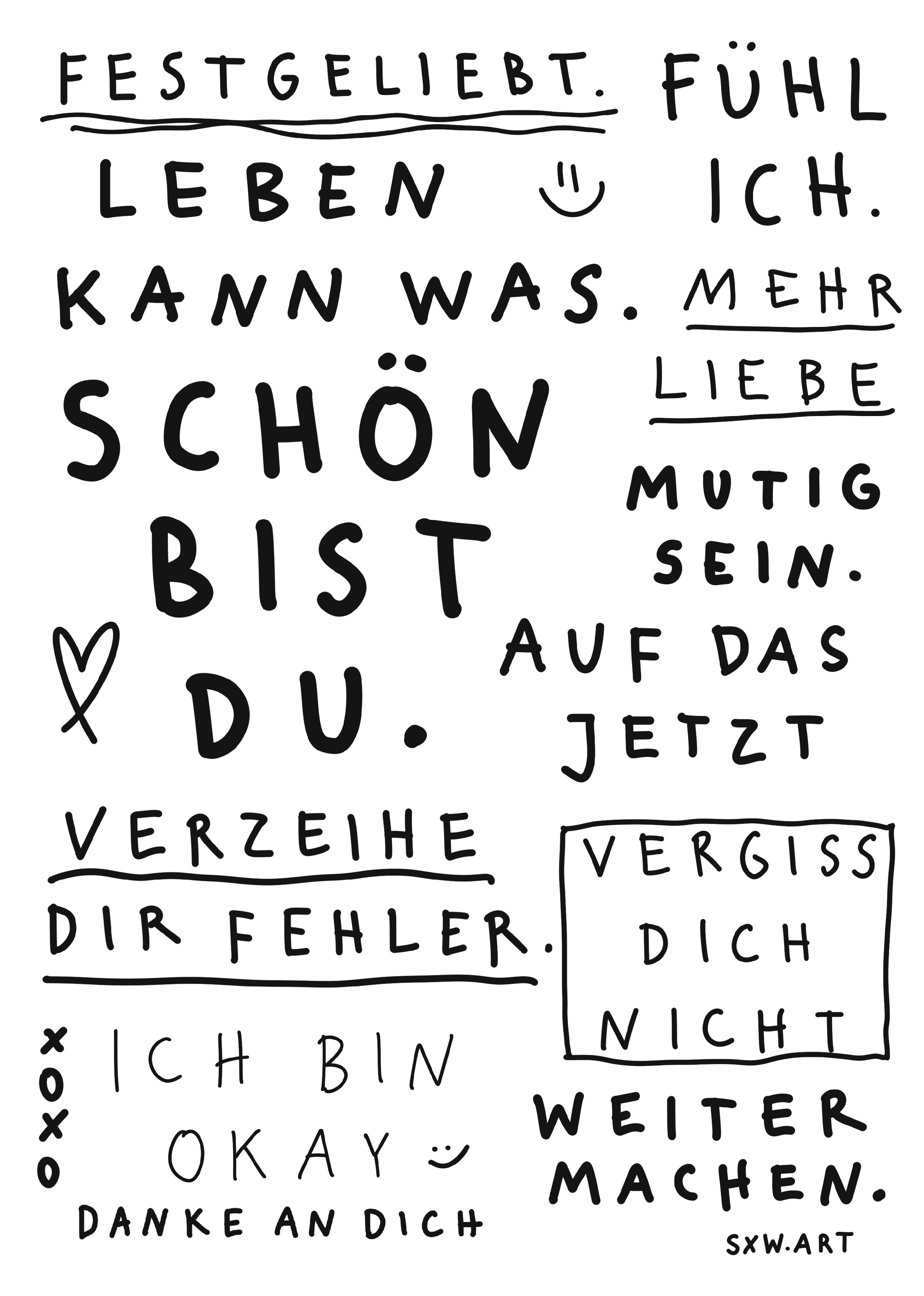 POSTER A4 | SPRÜCHE