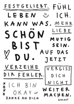 Lade das Bild in den Galerie-Viewer, POSTER A4 | SPRÜCHE
